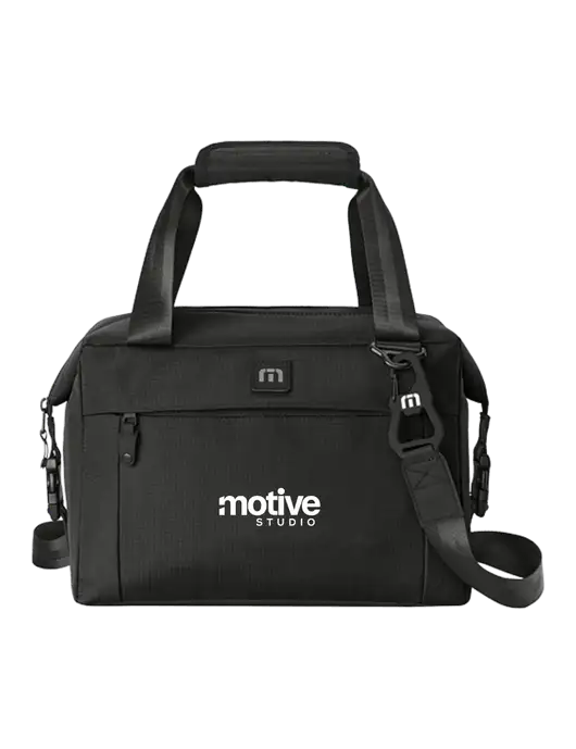 TravisMathew Black Chill’n 12-Can Cooler w/Motive Studio Logo