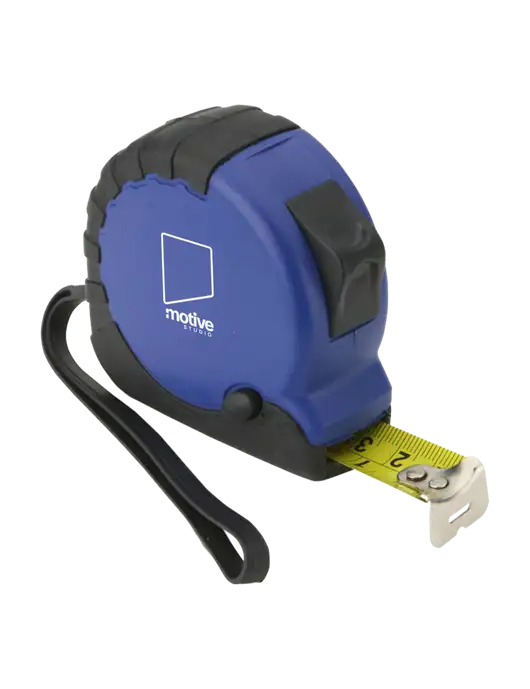 Blue Tape Measure, 16' w/Motive Studio Logo