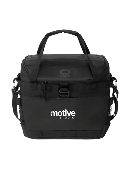 OGIO Black Sprint 24-Pack Cooler w/Motive Studio Logo