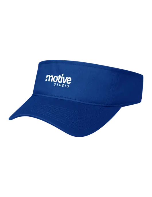 Royal Cap Visor w/Motive Studio Logo