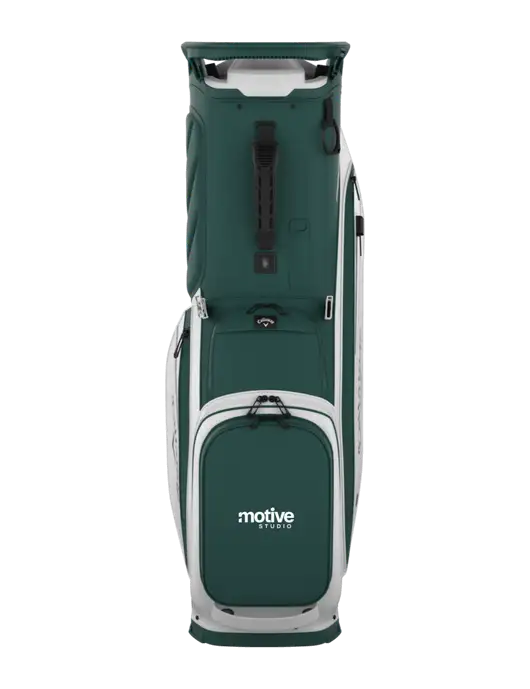Callaway Fairway 14 Dark Green/White Golf Bag w/Motive Studio Logo