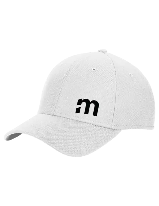 New Era Diamond Era White Stretch Cap w/m Icon Logo