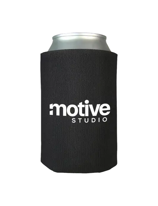 Black Foam Coolie w/Motive Studio Logo