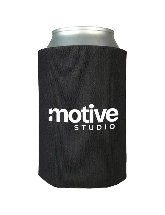 Black Foam Coolie w/Motive Studio Logo