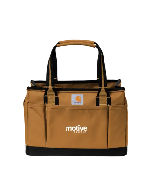 Carhartt Light Brown Utility Tote w/Motive Studio Logo