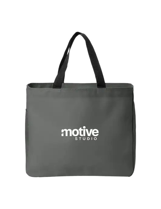 Essential Dark Grey Tote w/Motive Studio Logo