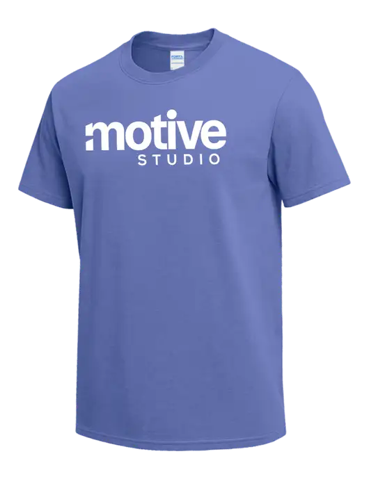 Light Purple Heavyweight 6.1 oz T-Shirt w/Motive Studio Logo