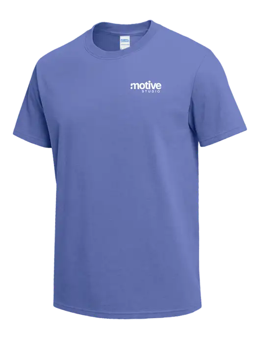 Light Purple Heavyweight 6.1 oz T-Shirt w/Motive Studio Logo