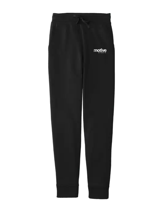 Sport-Wick Black Fleece Jogger w/Motive Studio Logo