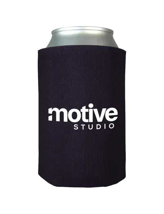 Dark Purple Foam Coolie w/Motive Studio Logo